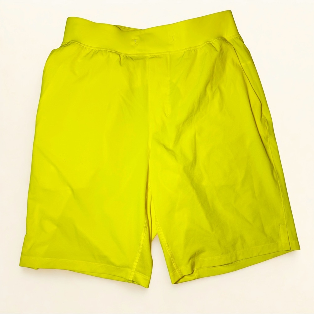 Lululemon Athletica Men's “T.H.E Short” Sonic Yellow Shorts Size Medium